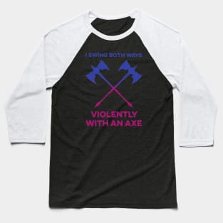 Bisexual Barbarian Pride Baseball T-Shirt